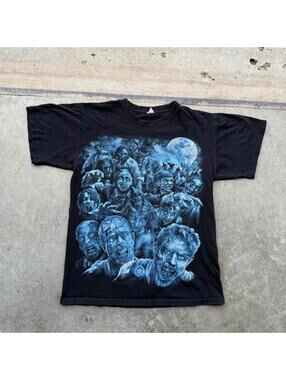 Y2K The Walking dead zombie graphic t-shirt size small